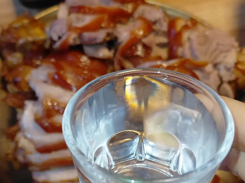 클로즈업 된 족발