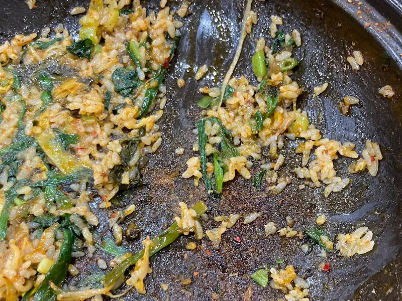 순대전골 볶음밥