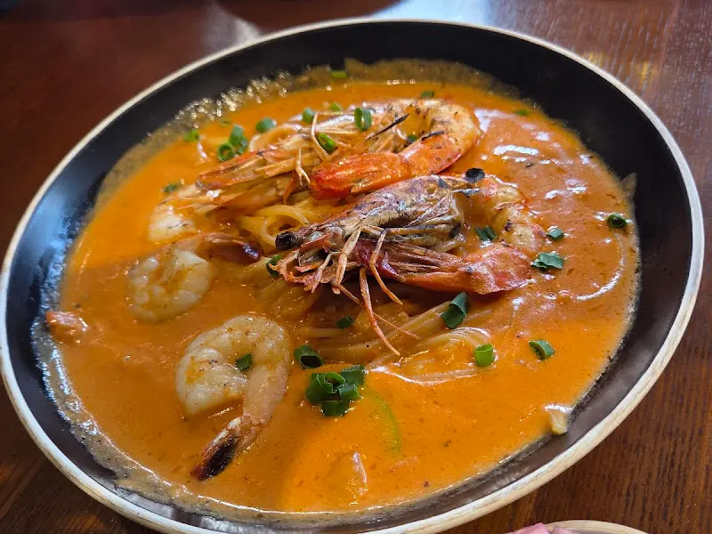 감베리 로제 파스타의 풍성한 비주얼