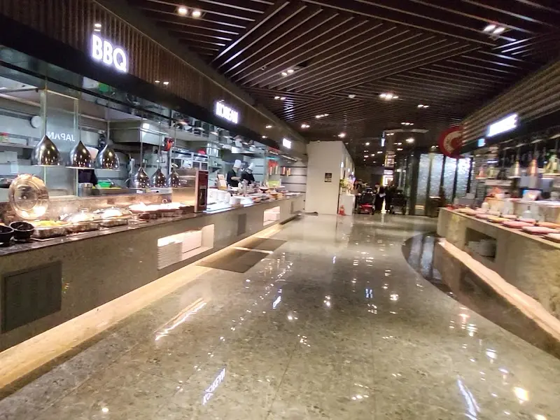 마이어스 부페의 다양한 음식 코너