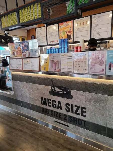 메가커피 경북봉화점 카운터