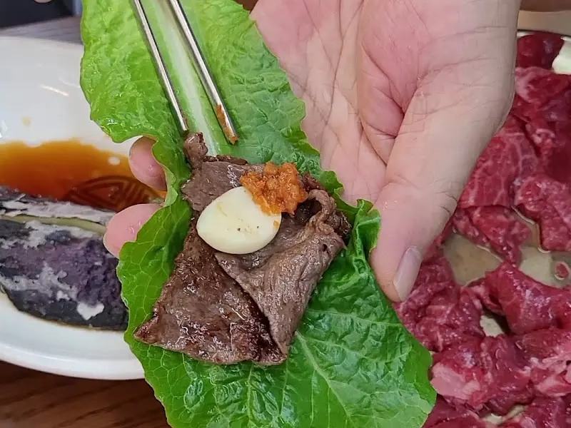 쌈 싸 먹는 불고기