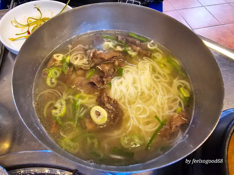 시원한 소고기 잔치국수