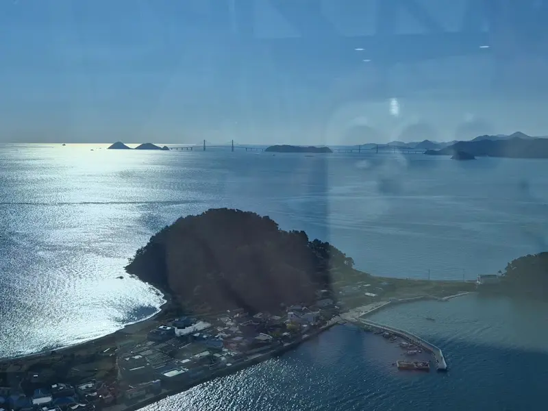 창원솔라타워에서 바라본 우도