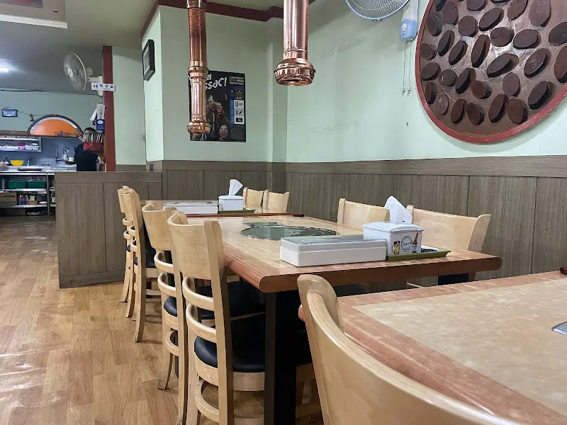 장수갈비 테이블 세팅