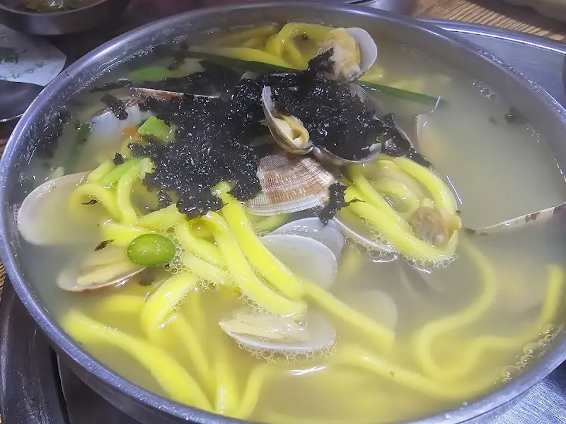바지락칼국수