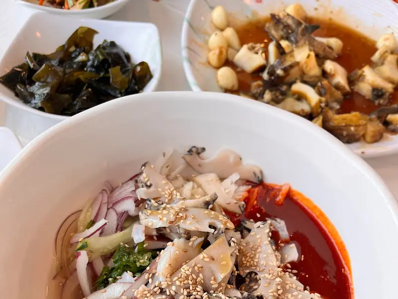 전복물회의 자태