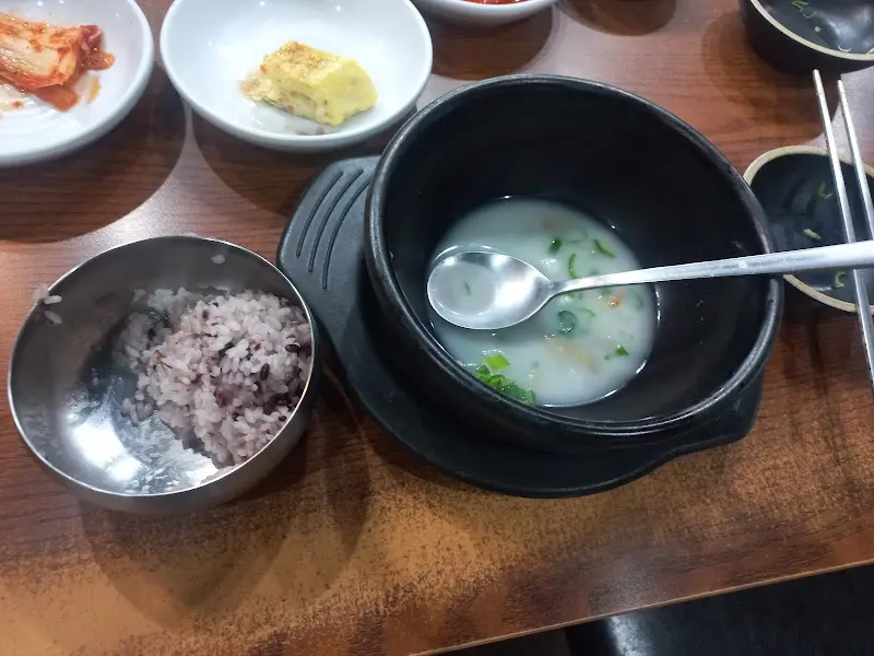 황태해장국과 밥