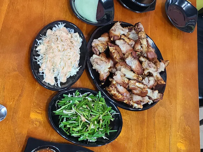 족발 한 상 차림