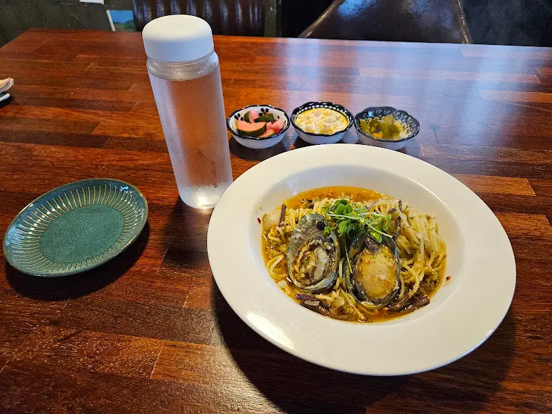 고사리 전복 파스타