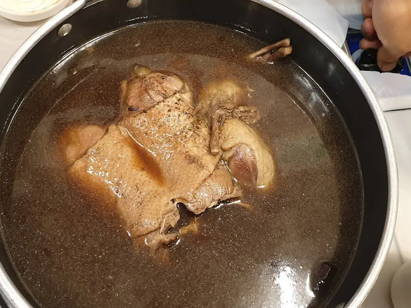 능이오리백숙의 웅장한 자태