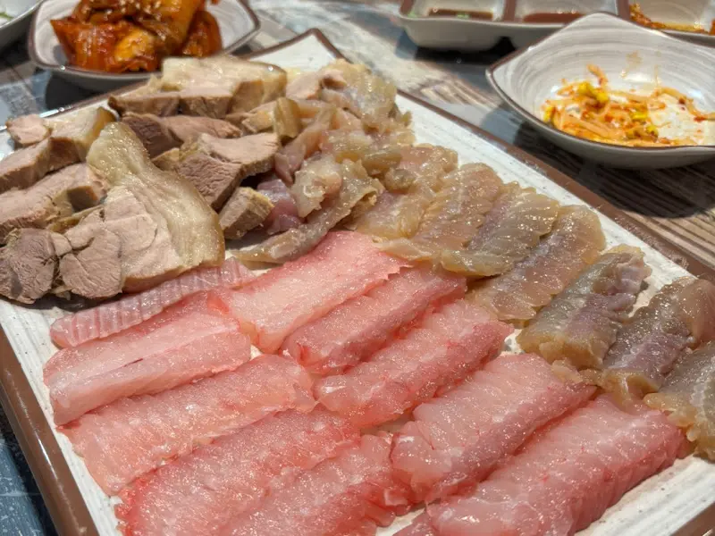 다채로운 해산물 한 상