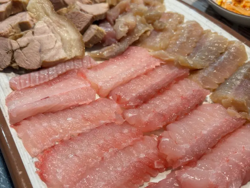 신선한 해산물 모듬