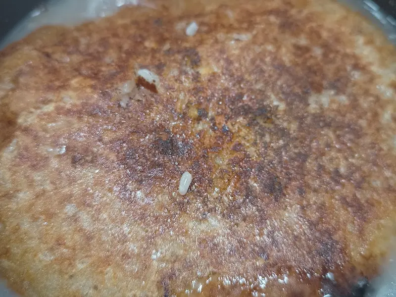 누룽지의 바삭함이 느껴지는 사진