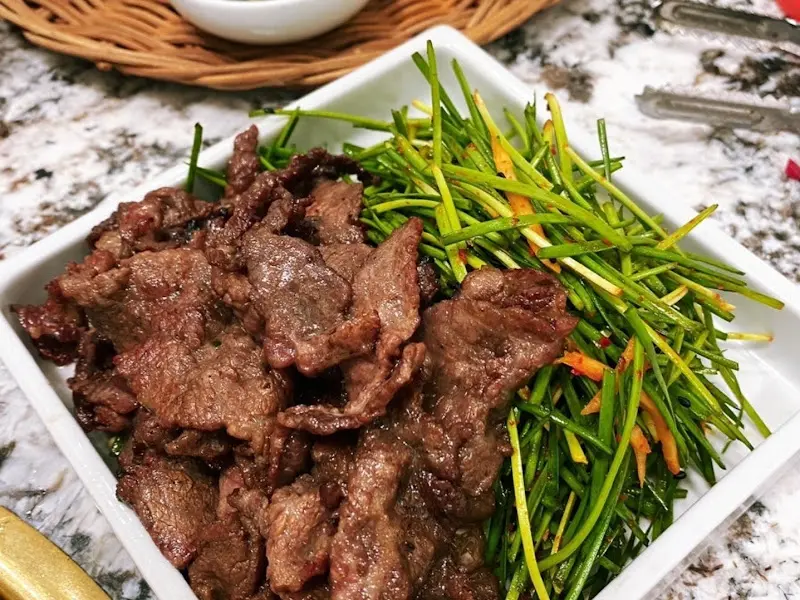 한우 숯불 양념구이