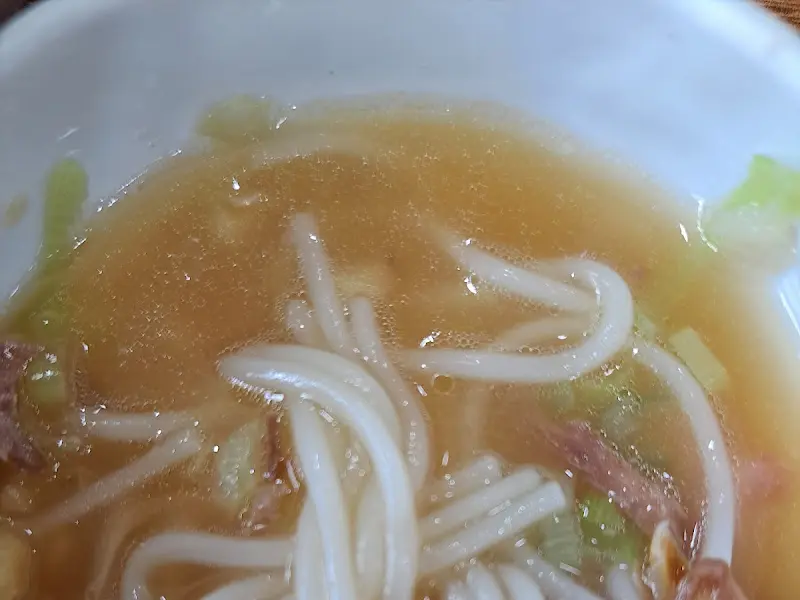 도가니탕 속 면