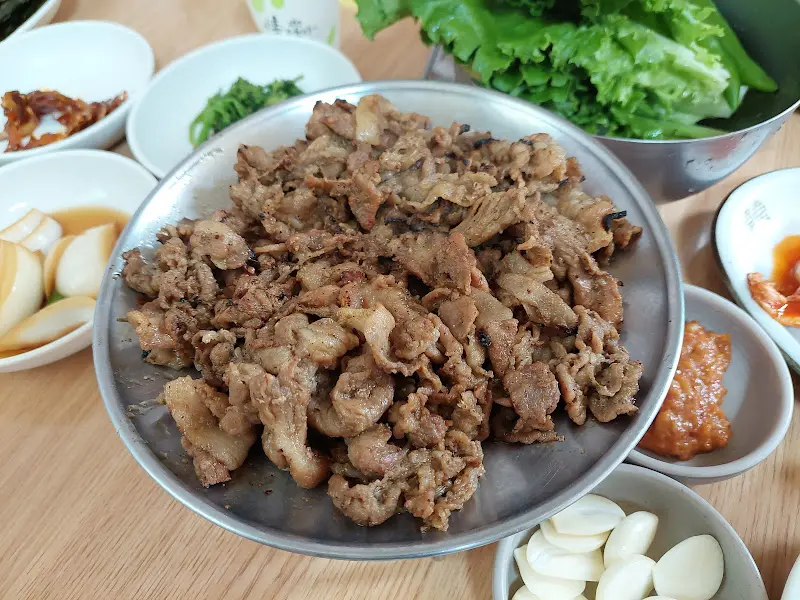 석쇠불고기 클로즈업