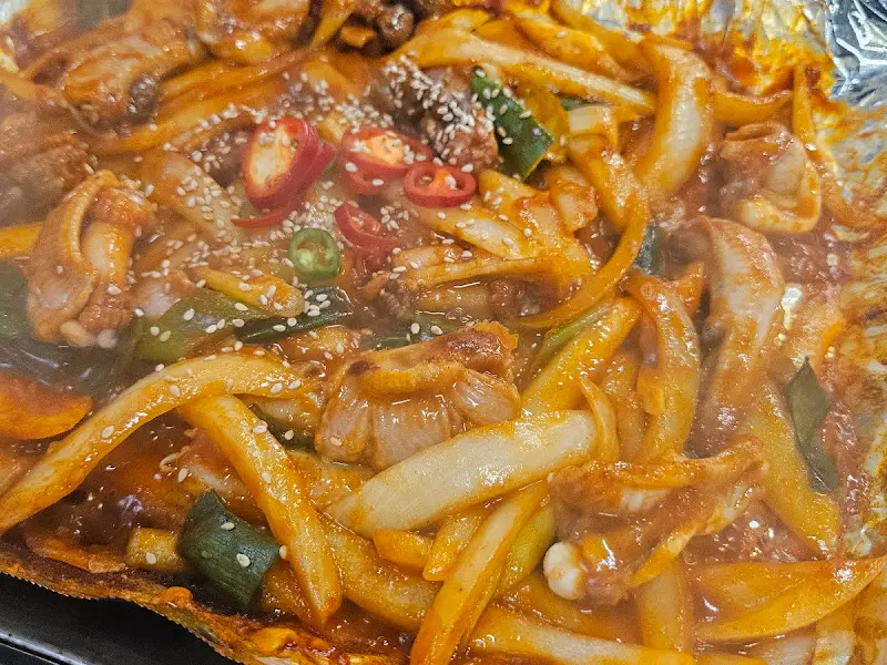 양념 꼼장어 확대샷