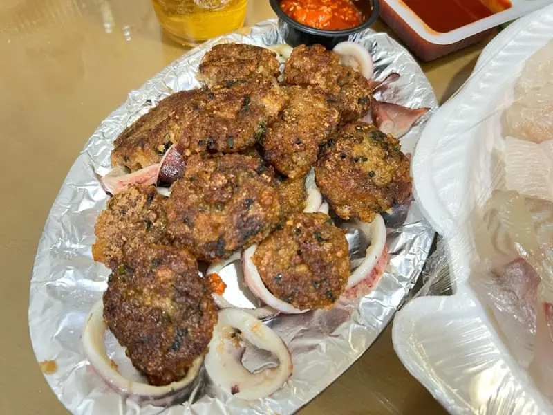 누룽지 오징어순대