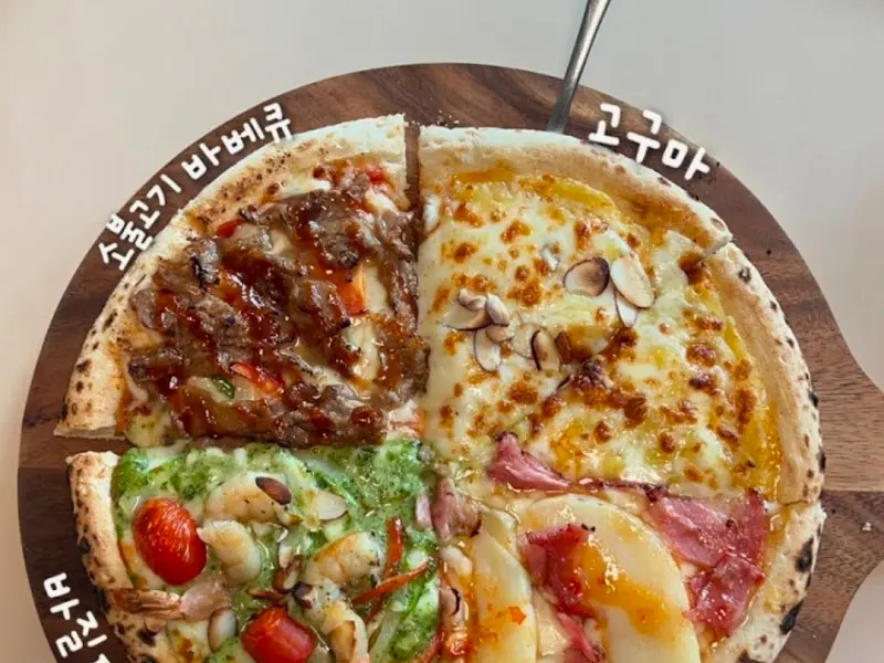 먹음직스러운 피자 비주얼