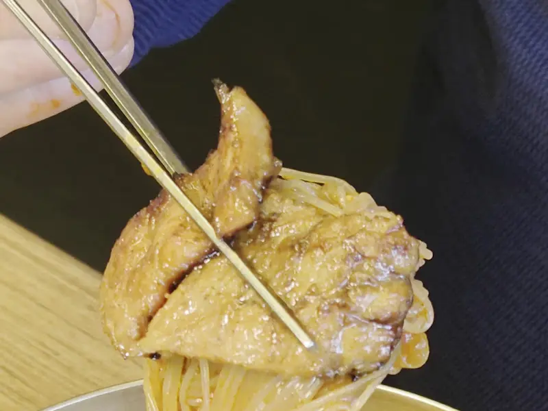 양념갈비와 비빔냉면