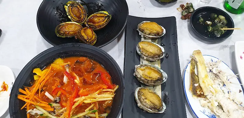 전복 코스 요리