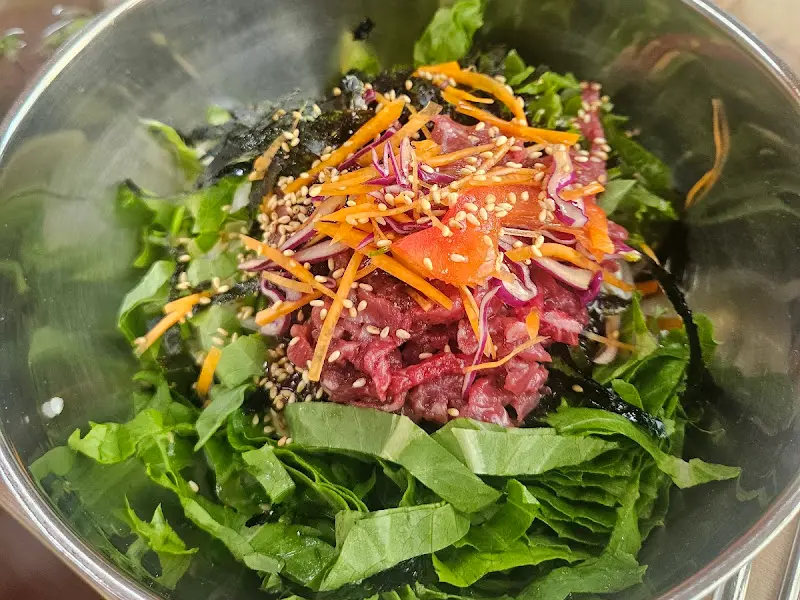 생고기 비빔밥