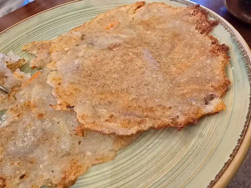 겉바속쫀 감자전