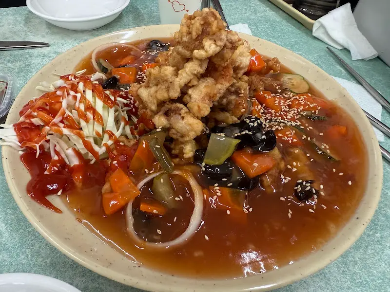 영창반점 탕수육 전체