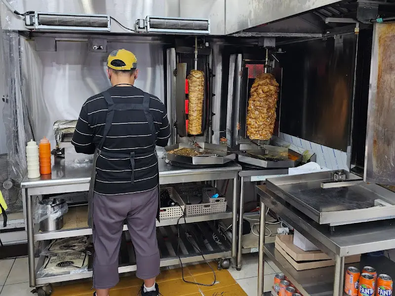 케밥 제조 모습
