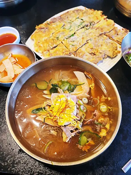버섯찌개, 전, 반찬