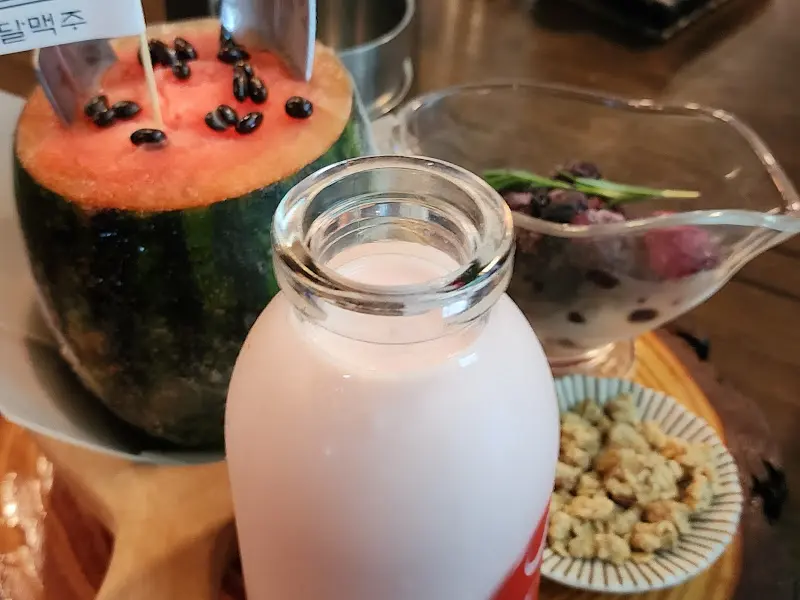 팔달맥주의 대표 메뉴인 빙수