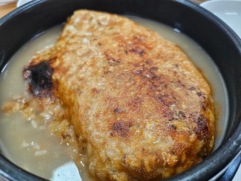 겉바속촉 누룽지 삼계탕