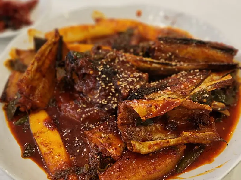 코다리찜과 떡사리의 환상적인 조합