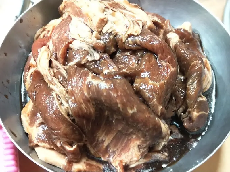 양념 돼지 목살