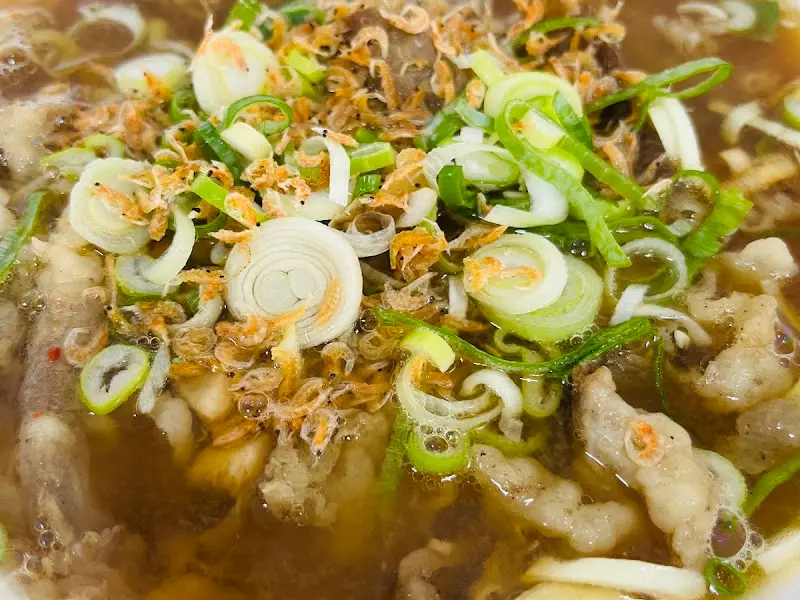 차돌된장국수 클로즈업