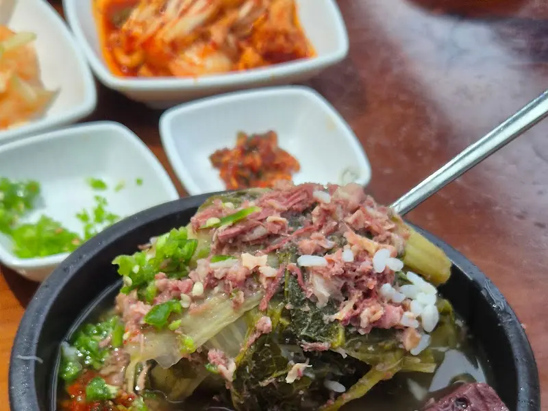 어머니대성집 해장국 클로즈업