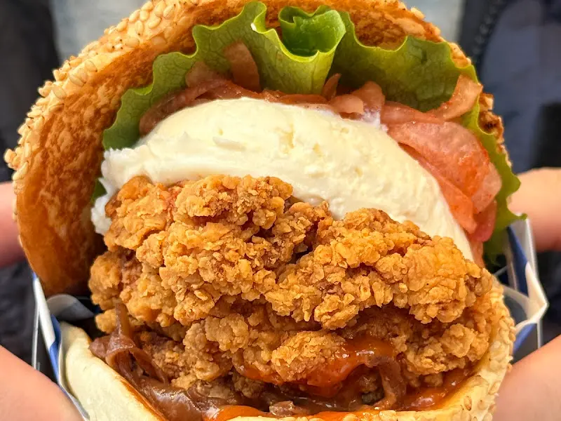 끼리크림치킨 버거