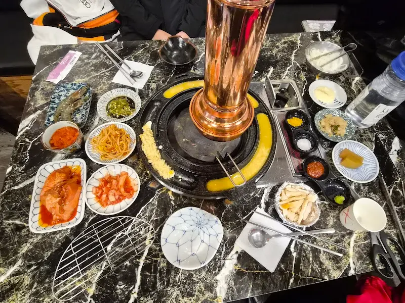 함박산 숯불갈비 식당 기본찬