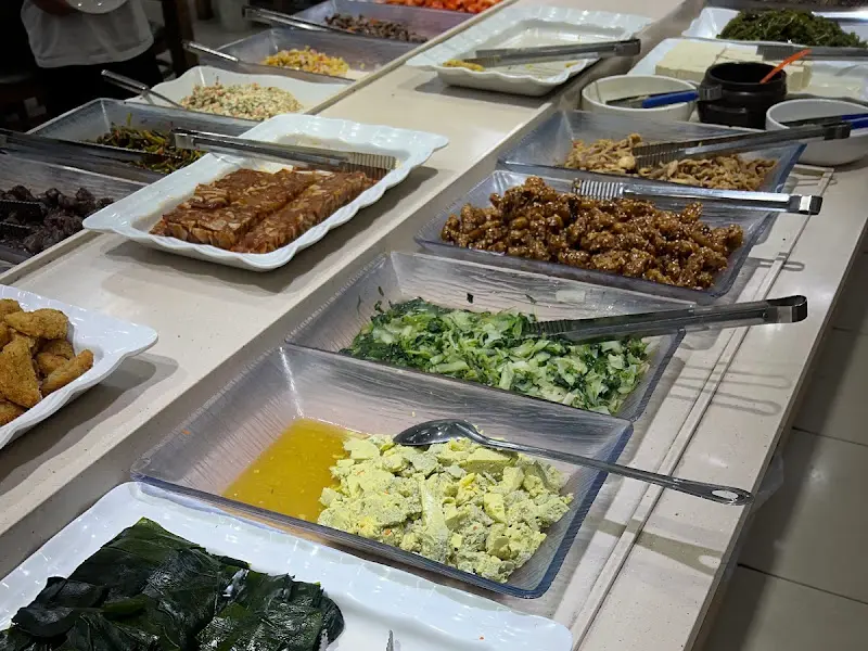 뷔페 음식 코너