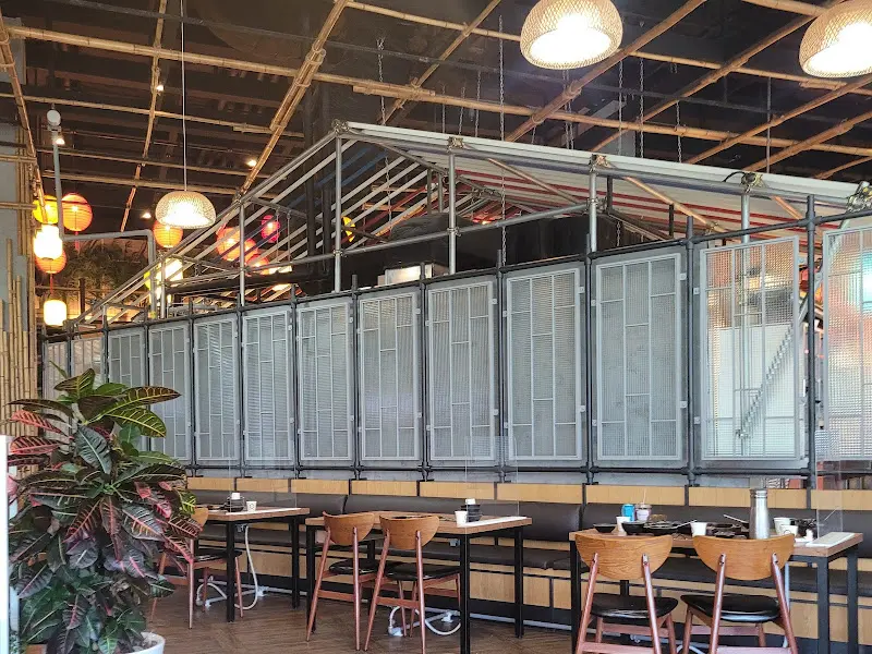 비와별닭갈비 내부 인테리어