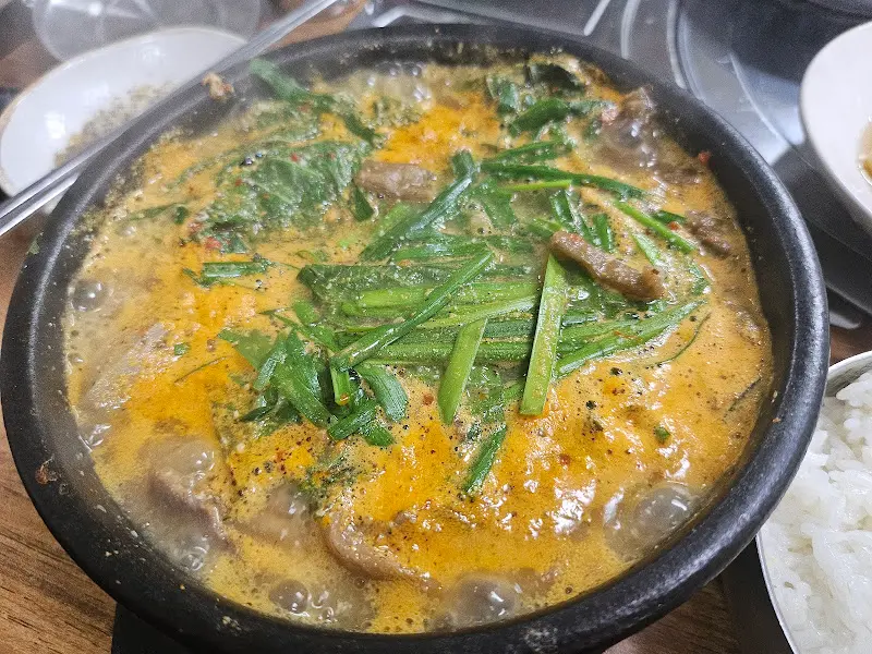 흑염소탕의 비주얼