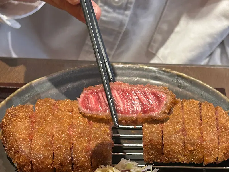 개인화로에 규카츠 굽기