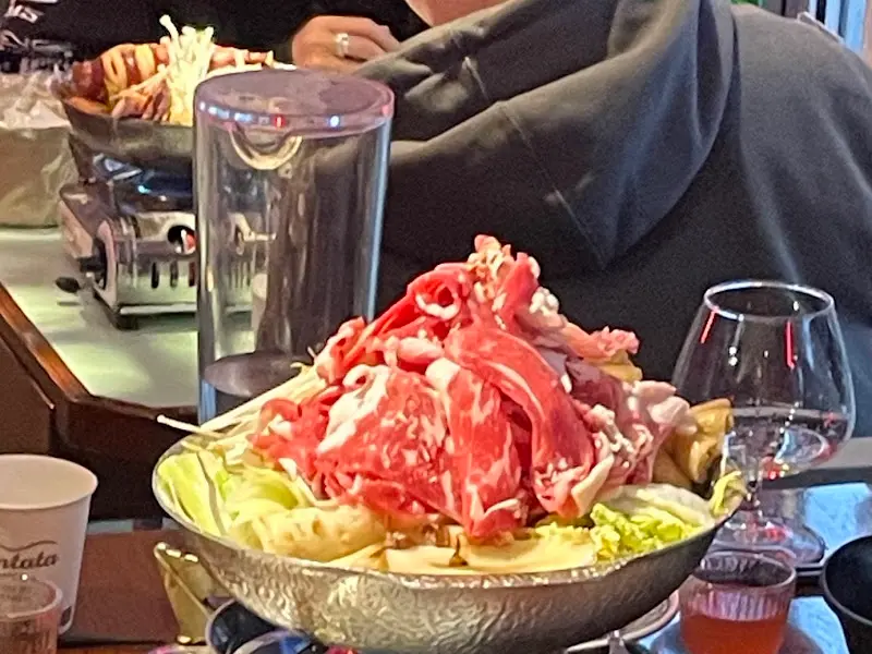 차돌박이 스키야키