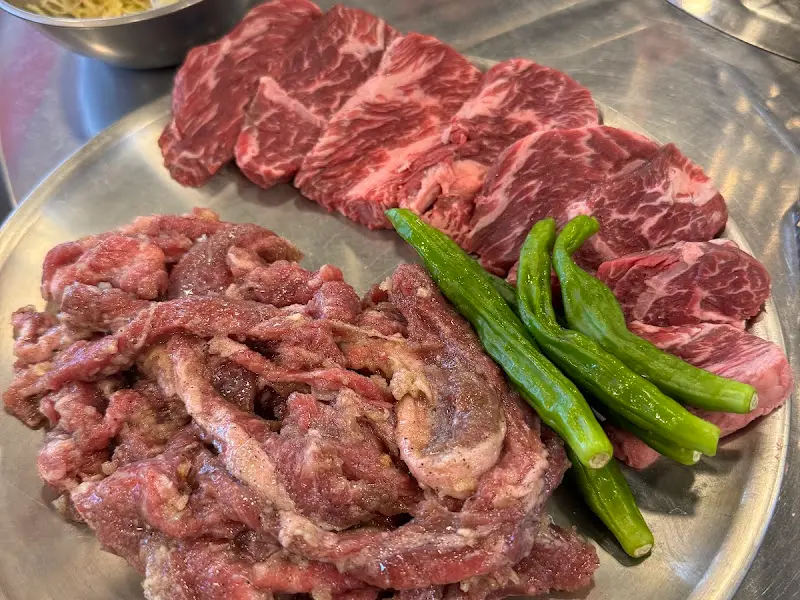 신선한 토시살과 갈비살