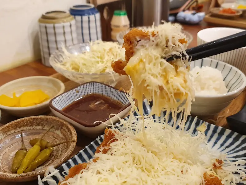 치즈 돈까스 비주얼