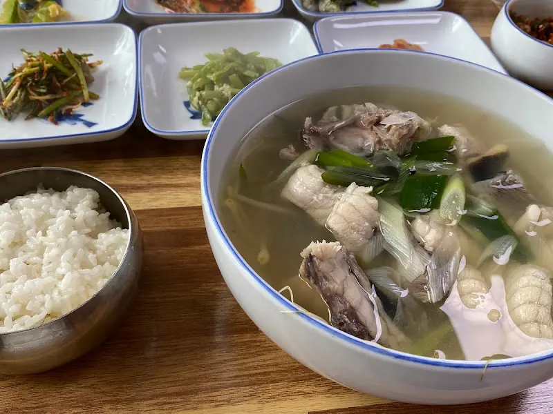 참복지리 한상차림