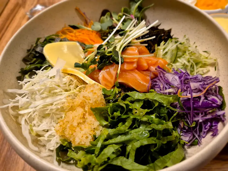 연어 회덮밥 디테일