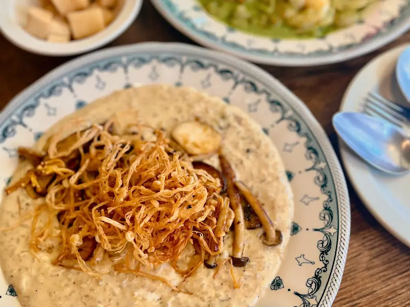 버섯 크림 리조또