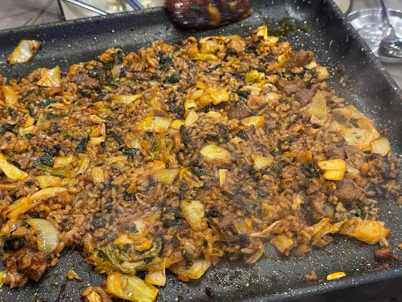 오리 주물럭 양념에 볶아먹는 환상적인 볶음밥